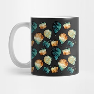 Watercolor Starry Sky, Air Balloons and Bags Mug